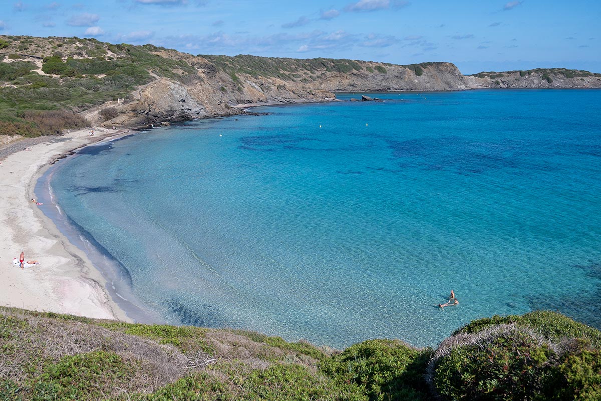 zátoka na Menorce, zdroj: Zuzana Churanová, Turespaña